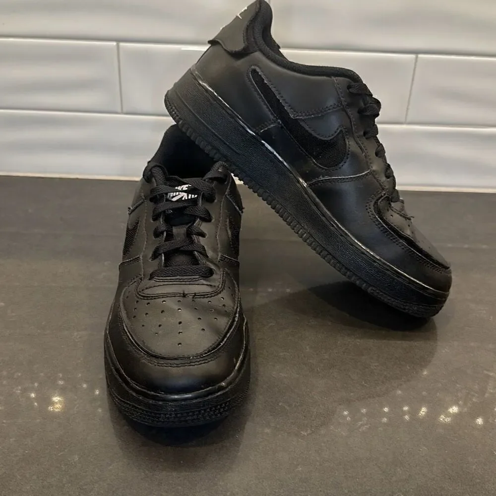 Nike AF1 1/1 GS Air Force 1 DB1856-001 7Y Front/Back Customizable